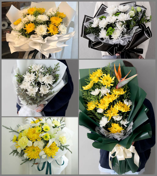 湖北随州市广水市余店镇金盘村白事花束代送